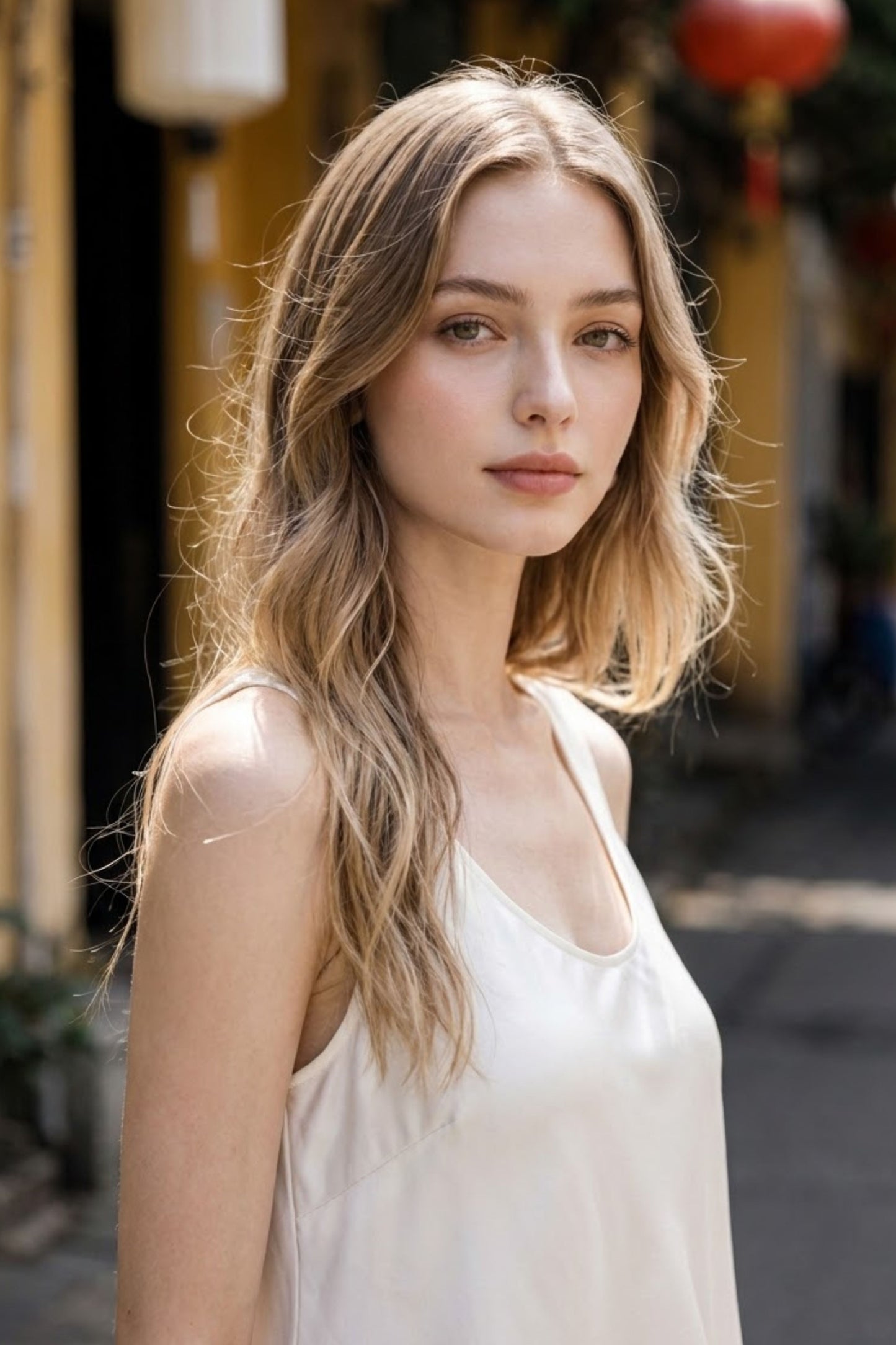 Annelia Washed Silk Charmeuse Camisole
