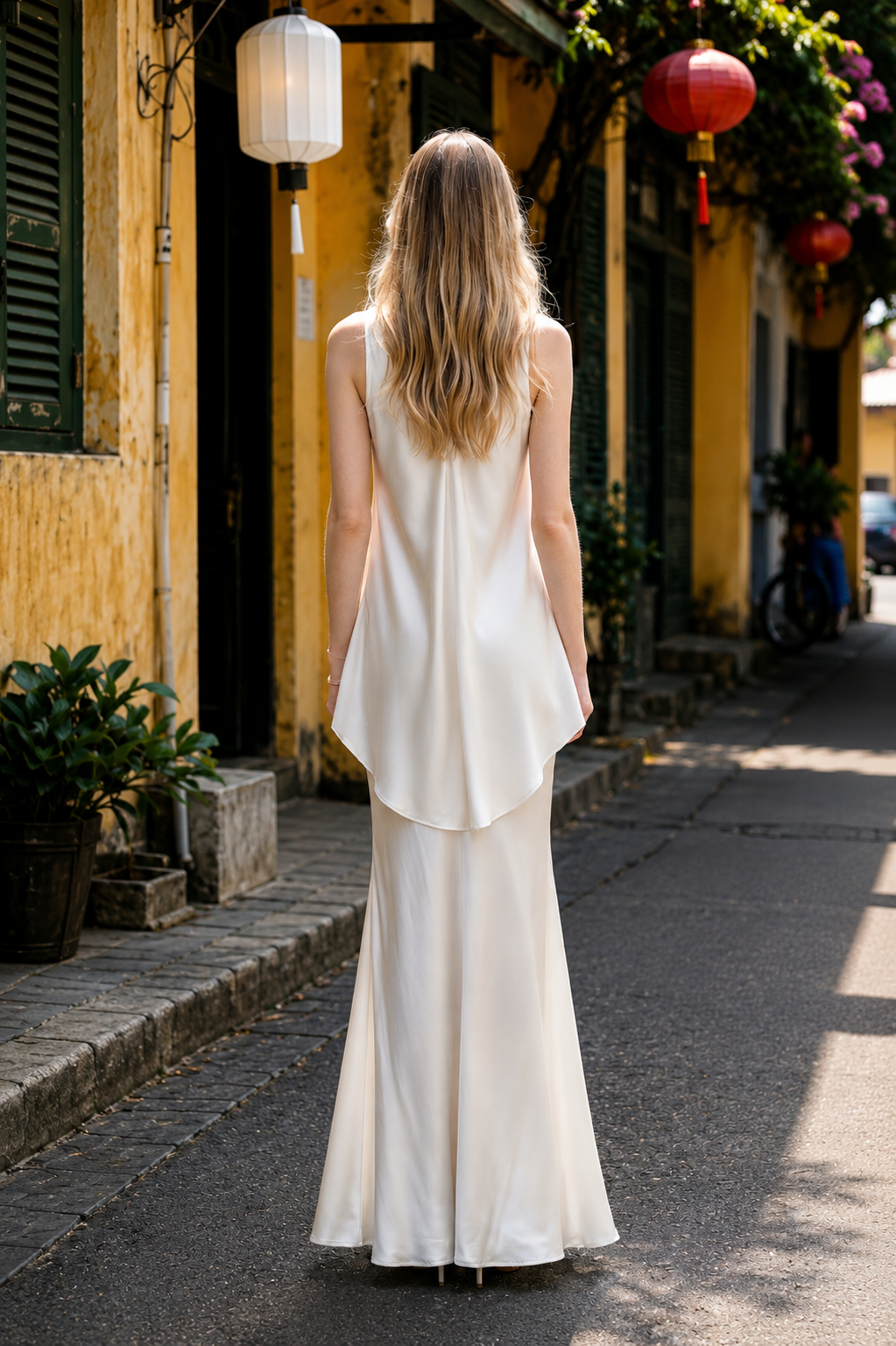 Annelia Washed Silk Charmeuse Camisole