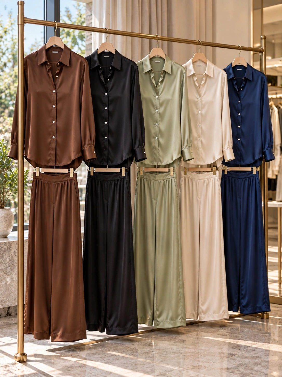 Relaxed Mulberry Silk Pajama Set | Handmade Silk Lounge Set for Sleep, Home & Casual Wear